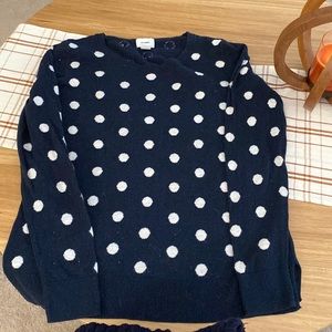 Old Navy polka dot sweater